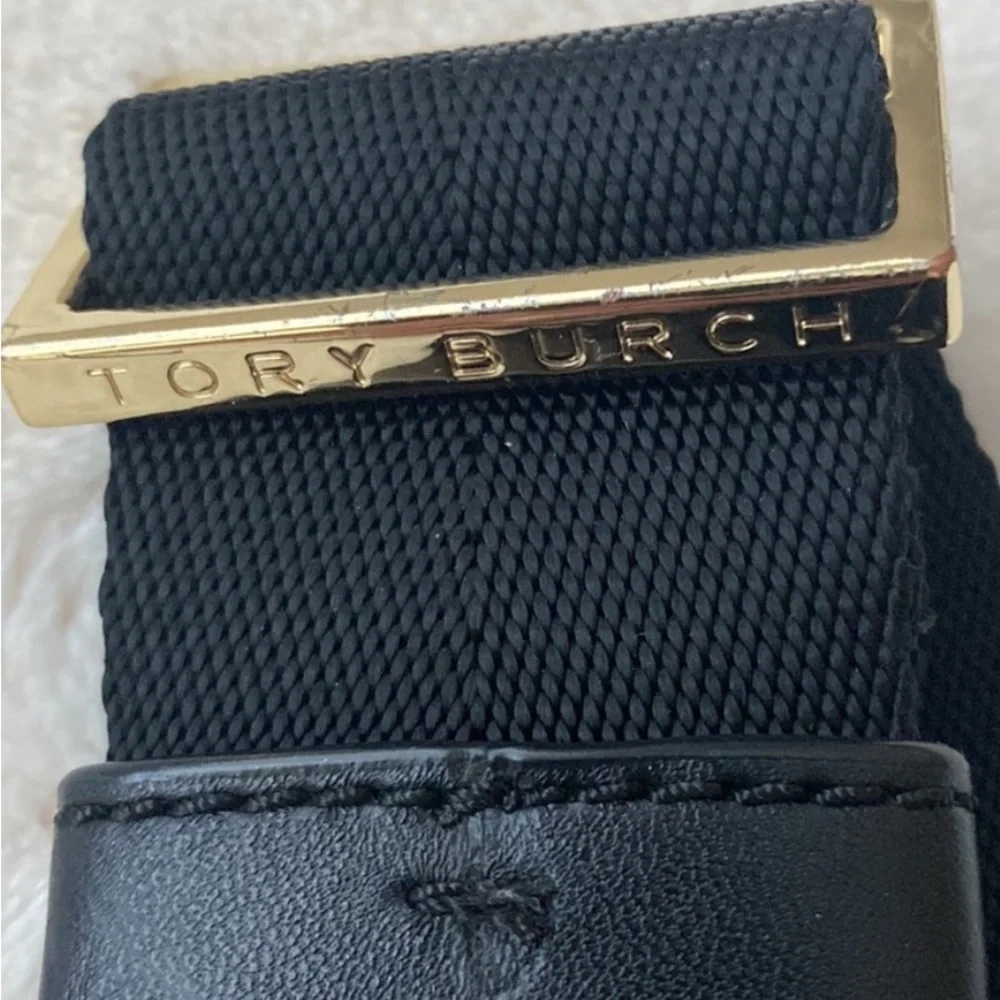 Tory Burch Nylon Messenger Crossbody Satchel Bag with Strap